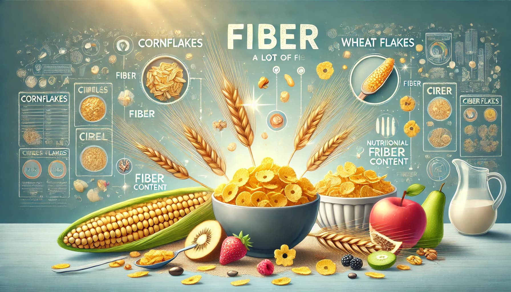 Apakah Sereal Jagung dan Gandum Mengandung Banyak Serat?