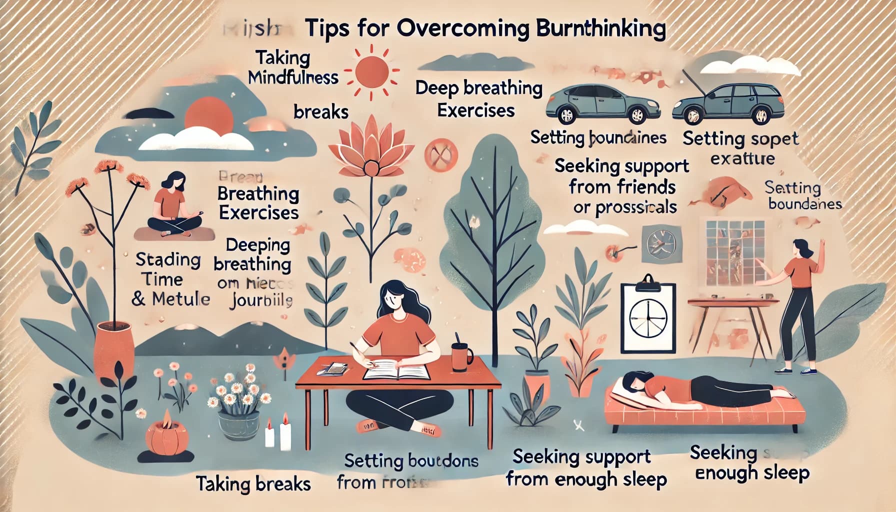 Tips Santai Buat Atasi Burnout dan Overthinking