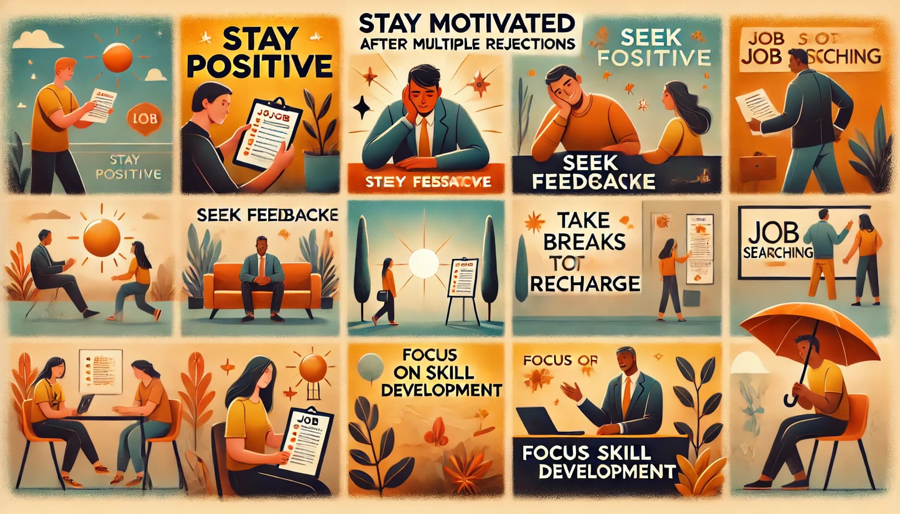 Cara Tetap Semangat Cari Kerja Setelah Ditolak Berkali-Kali